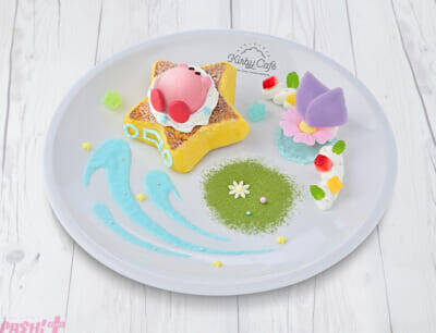 「カービィカフェ」ワープスターに乗ったカービィがカワイイ！ 『カービィのエアライダー』をモチーフにした期間限定メニューが登場