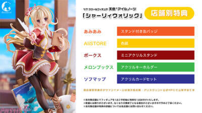 衣装がはだけた姿に、さらにその先も…!? 『天色＊アイルノーツ』シャーリィ・ウォリックがフィギュア化