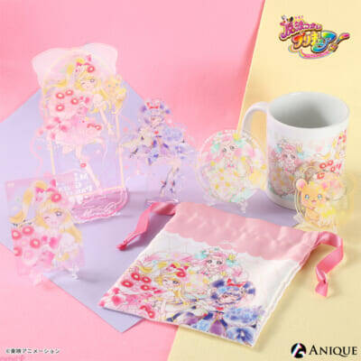 アニメ『魔法つかいプリキュア！』描き下ろしグッズ販売ではオリジナルブロマイドの購入特典も！ 「10周年記念コラボカフェ at 洒落CAFE ～キュアップ・ラパパ！フラワーカフェへようこそ～」カフェ＆グッズ情報公開