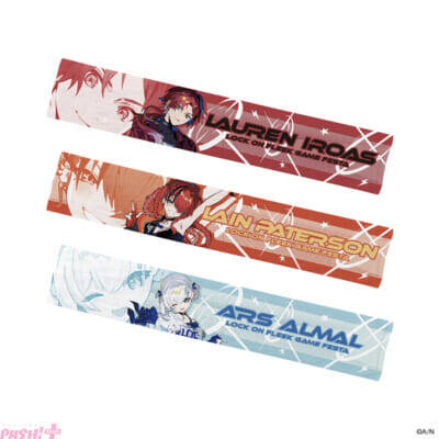 【にじさんじ】ローレン・イロアス、レイン・パターソン、アルス・アルマルのランダムチェキ風カードやボディシール＆ステッカーセットなどがラインナップ！ 「LOCK ON FLEEK GAME FESTA」グッズが販売決定