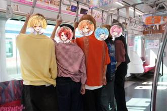結成10周年のすとぷりが初のトレインジャック！ 東横線に「すとぷり 10th Anniversary号」が登場メンバーが車内を巡る様子も公開