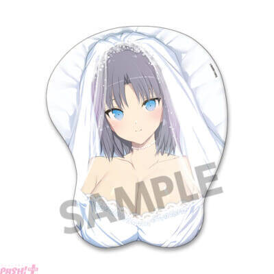 『閃乱カグラ』大きくやわらかな胸が手首を癒す…！ 抱き枕カバー用の描き下ろしイラストを使用したおっぱいマウスパッドが登場