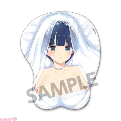 『閃乱カグラ』大きくやわらかな胸が手首を癒す…！ 抱き枕カバー用の描き下ろしイラストを使用したおっぱいマウスパッドが登場