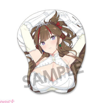 『閃乱カグラ』大きくやわらかな胸が手首を癒す…！ 抱き枕カバー用の描き下ろしイラストを使用したおっぱいマウスパッドが登場
