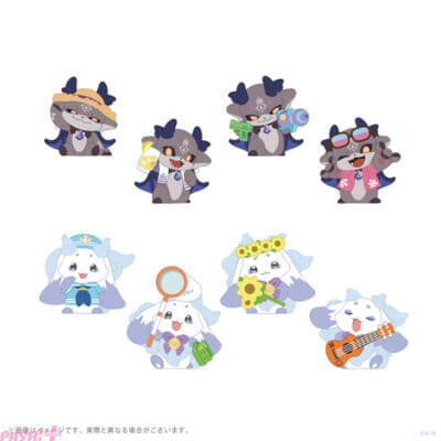 【にじさんじ】でびでび・でびるとルンルンが夏休みを満喫するカワイイ姿で登場！ 「でびるんとなつやすみ」グッズが販売決定