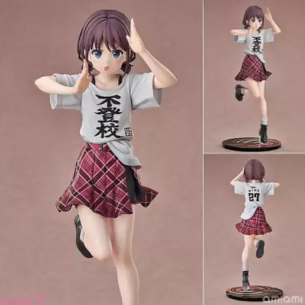 アニメ『ガールズバンドクライ』井芹仁菜が第5話LIVEで印象的だった【不登校Tシャツ】姿でフィギュア化！ 胸元の特徴的な文字プリントも印刷で再現