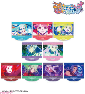 【プリオケ】アニメ『プリンセッション・オーケストラ』プリンセスたちやバンド・スナッチのアクリルアクセサリースタンド、ホログラムカードなど新グッズが登場！