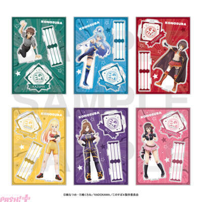 【このすば】アクア、めぐみん、ダクネスたちがプロレスラーに!? アニメ『この素晴らしい世界に祝福を！』新規描き下ろしグッズが登場