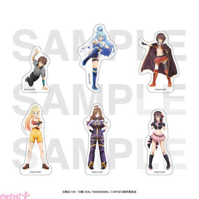 【このすば】アクア、めぐみん、ダクネスたちがプロレスラーに!? アニメ『この素晴らしい世界に祝福を！』新規描き下ろしグッズが登場