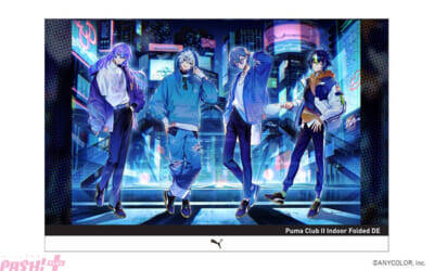 【にじさんじ】星導ショウ、叢雲カゲツ、小柳ロウ、伊波ライの「Dytica」モデルのスニーカーが「PUMA」より登場！ アクスタキーホルダーやメタリックステッカーセットも受注開始【にじPUMA】