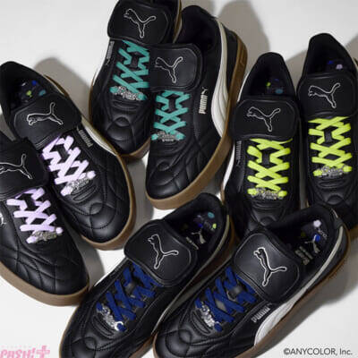 【にじさんじ】星導ショウ、叢雲カゲツ、小柳ロウ、伊波ライの「Dytica」モデルのスニーカーが「PUMA」より登場！ アクスタキーホルダーやメタリックステッカーセットも受注開始【にじPUMA】