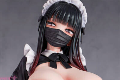 セクシーデザインのメイド服に少しぽっちゃりしたボディラインが映える…！ 不機嫌メイド「神城紬」がフィギュアで新登場