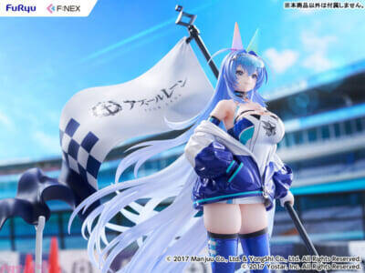 スタイリッシュなレースクイーン衣装が魅力的なプロポーションを引き立てる…！ 『アズールレーン』ニュージャージーが「鈴鹿8時間耐久ロードレース」にて披露されたIRF応援イラスト姿でフィギュア化