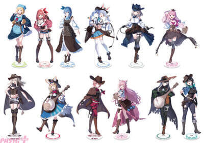 【ホロライブ】さくらみこや星街すいせいたちの新グッズは「ウエスタン」と「キャラバン」がテーマ！ アニメイトで特典がもらえるフェアも開催