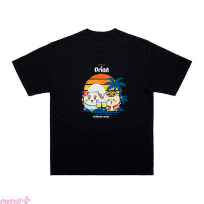 【ちいかわ】乾杯するシーサー＆くりまんじゅうがカワイイ！ 「ちいかわ×オリオンビール」デザインTシャツが登場