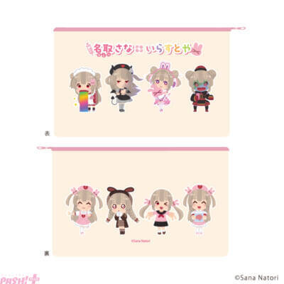 名取さなといらすとやがコラボ！ おなじみのナース服やデビル名取、キョンシー衣装の描き下ろしミニキャライラストを使用したアイテムが発売決定