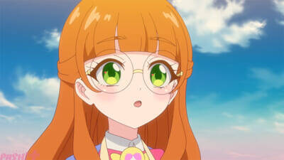 アニメ『おねがいアイプリ』ぐみは、「お花いっぱい運動」をがんばるおりびあに焼き菓子を差し入れする。第8話「いいたかったこと」あらすじ＆先行カット