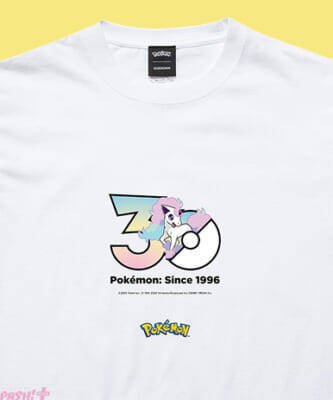 『ポケモン』1,025匹の30周年記念ロゴがTシャツに！ ピカチュウロゴステッカーも付属のTシャツコレクションがZOZOTOWNで販売