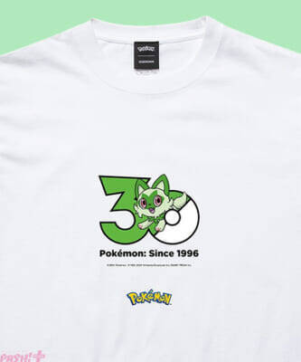 『ポケモン』1,025匹の30周年記念ロゴがTシャツに！ ピカチュウロゴステッカーも付属のTシャツコレクションがZOZOTOWNで販売