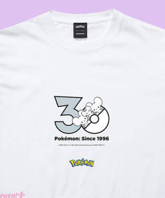 『ポケモン』1,025匹の30周年記念ロゴがTシャツに！ ピカチュウロゴステッカーも付属のTシャツコレクションがZOZOTOWNで販売