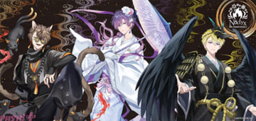 【にじさんじEN】アルバーン・ノックス、浮奇・ヴィオレタ、サニー・ブリスコーが妖艶な和装の姿に…!? 「Noctyx(ノクティクス)」4周年記念グッズが発売決定