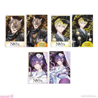 【にじさんじEN】アルバーン・ノックス、浮奇・ヴィオレタ、サニー・ブリスコーが妖艶な和装の姿に…!? 「Noctyx(ノクティクス)」4周年記念グッズが発売決定