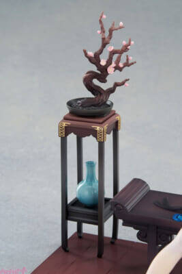 肌の質感は淡い色合いの衣装に負けない美しさ。『アズールレーン』逸仙が着せ替え衣装「しん首蛾眉」の姿でフィギュア化！