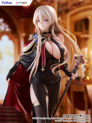 豊かな胸元に視線釘付け…！ 『アズールレーン』ビスマルクが7周年記念イラストをモチーフにした正装姿でフィギュア化