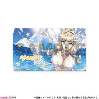 豊満ボディ×ウェディングビキニの姿がたまらない！ 『ドルフィンウェーブ』BIGアクリルスタンド、マルチデスクマットが発売決定