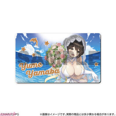 豊満ボディ×ウェディングビキニの姿がたまらない！ 『ドルフィンウェーブ』BIGアクリルスタンド、マルチデスクマットが発売決定