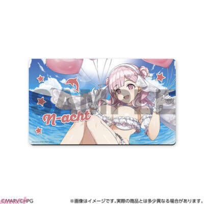 豊満ボディ×ウェディングビキニの姿がたまらない！ 『ドルフィンウェーブ』BIGアクリルスタンド、マルチデスクマットが発売決定