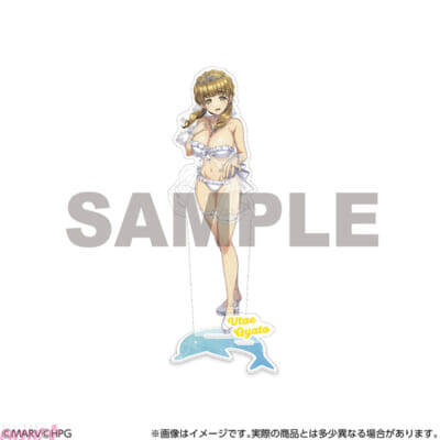 豊満ボディ×ウェディングビキニの姿がたまらない！ 『ドルフィンウェーブ』BIGアクリルスタンド、マルチデスクマットが発売決定