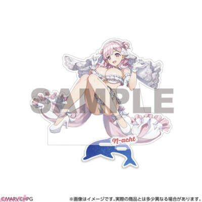 豊満ボディ×ウェディングビキニの姿がたまらない！ 『ドルフィンウェーブ』BIGアクリルスタンド、マルチデスクマットが発売決定