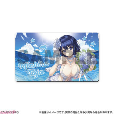 豊満ボディ×ウェディングビキニの姿がたまらない！ 『ドルフィンウェーブ』BIGアクリルスタンド、マルチデスクマットが発売決定