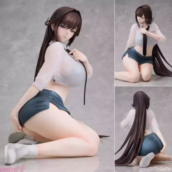 透け感のあるシャツとタイトなスカートが強調するヒップラインがシゲキ的！ 『勝利の女神：NIKKE』マルチャーナが「スクールデイズ」コスチュームフィギュア化
