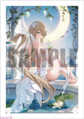 たわわなバストとボディラインがクリア素材の純白ドレスに映える…！ ほうき星先生が描くオリジナルキャラ『モモコ』がフィギュア化