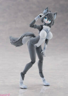 ケモノ美少女を自分好みにカスタマイズ…!? 『けもプラ』シリーズ第3弾「ハイイロオオカミ」が登場