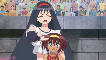 アニメ『炎の闘球女 ドッジ弾子』弾子たちはUSバッファローズとのアメリカンデスドッジに挑む！ 第8話「超常対決！巨人vs巨人！」あらすじ＆先行カット