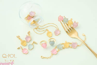 ちいかわ、ハチワレ、うさぎ、モモンガがかわいいスイーツなアクセサリーに！ Q-pot.から「ちいかわ」Collectionが登場