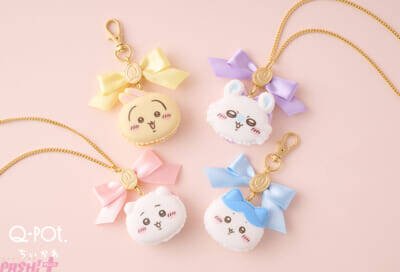 ちいかわ、ハチワレ、うさぎ、モモンガがかわいいスイーツなアクセサリーに！ Q-pot.から「ちいかわ」Collectionが登場