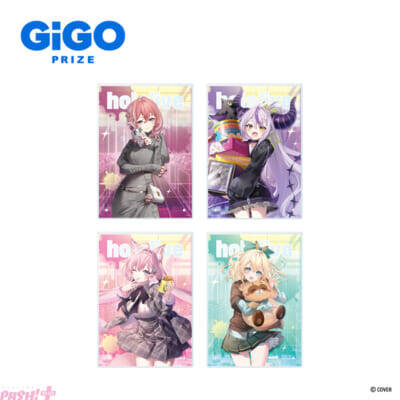 【ホロライブ】「holoX焼き」や限定景品のビッグアクリルスタンド、ラバーマットなどが登場！ 「秘密結社holoX×GiGOキャンペーン」が開催