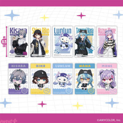 【にじさんじ】あやかきメンバーがオシャレなストリートファッションに！ 限定景品や「あやかき焼き」も登場の「いずれ菖蒲か杜若」×GiGOキャンペーンが開催