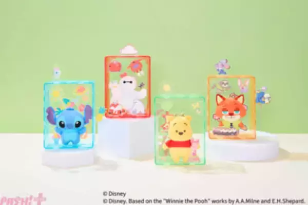 【ディズニー】アクスタのディスプレイ性とぬいぐるみのふわふわ手触りが融合！ 推し活の新アイテム「アクぬい」にプー、ニック、ベイマックス、スティッチが登場