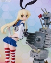 スレンダーなボディはもちろん、ニーソックスの縞模様まで再現！ 『艦隊これくしょん -艦これ-』より駆逐艦「島風」がプラモデル化
