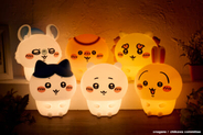 『ちいかわ』かわいいLEDルームライトシリーズがデザインを一新して登場！ ちいかわ、ハチワレ、うさぎ、モモンガ、くりまんじゅう、シーサーの6種のラインナップで展開