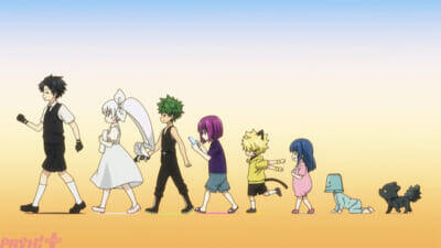 アニメ『夜桜さんちの大作戦』嫌五と七悪は、太陽を強引に連れて辛三たちを尾行して…!? 第30話「辛三兄ちゃん見守り隊」あらすじ＆先行カット