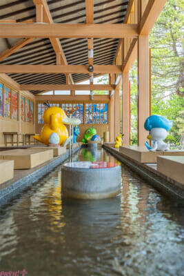 石川県・和倉温泉にポケモンの新スポット誕生！ 「湯っ足りパーク」内の足湯施設が「わくらポケモン足湯」にリニューアルして開業
