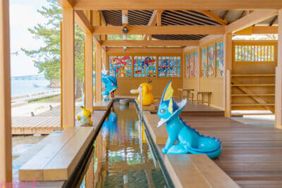 石川県・和倉温泉にポケモンの新スポット誕生！ 「湯っ足りパーク」内の足湯施設が「わくらポケモン足湯」にリニューアルして開業
