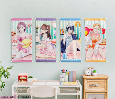 【にごリリ】ネグリジェ姿のリリサたちにドキドキ…！ 限定描き下ろしグッズが当たる【タイトーくじ TVアニメ「2.5次元の誘惑」 甘いお菓子の誘惑】が発売