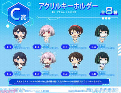 宝多六花と新条アカネの水着姿は必見！ 『グリッドマン ユニバース』描き下ろしが当たるオンラインくじが再販売